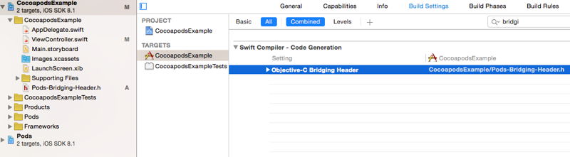 Bridging header